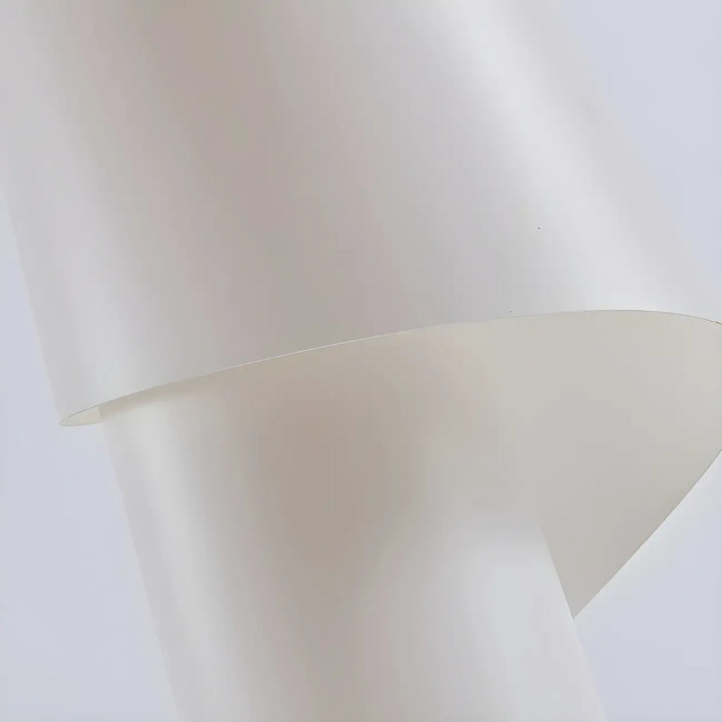 Unique White Spiral LED Floor Lamp for Living Room Decor