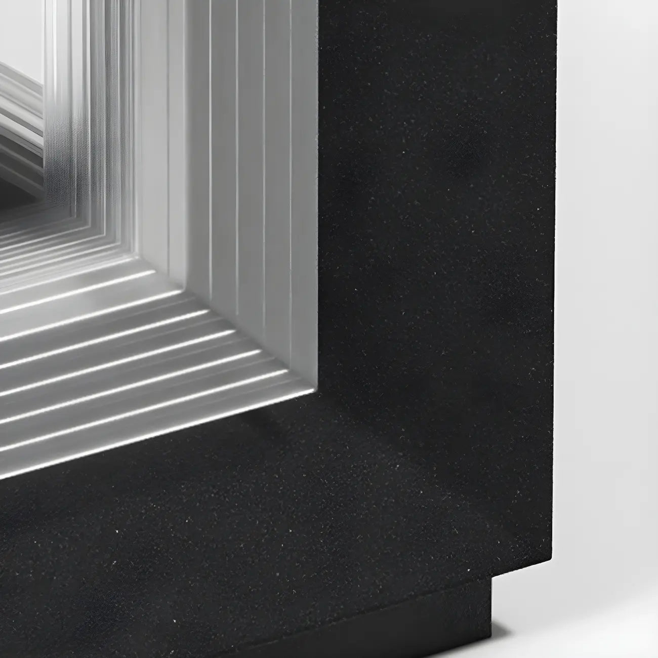 Modern Metal Black Geometric LED Post Cap Light