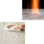 79 White Modern Wood Long Fluted TV Stand with Drawers